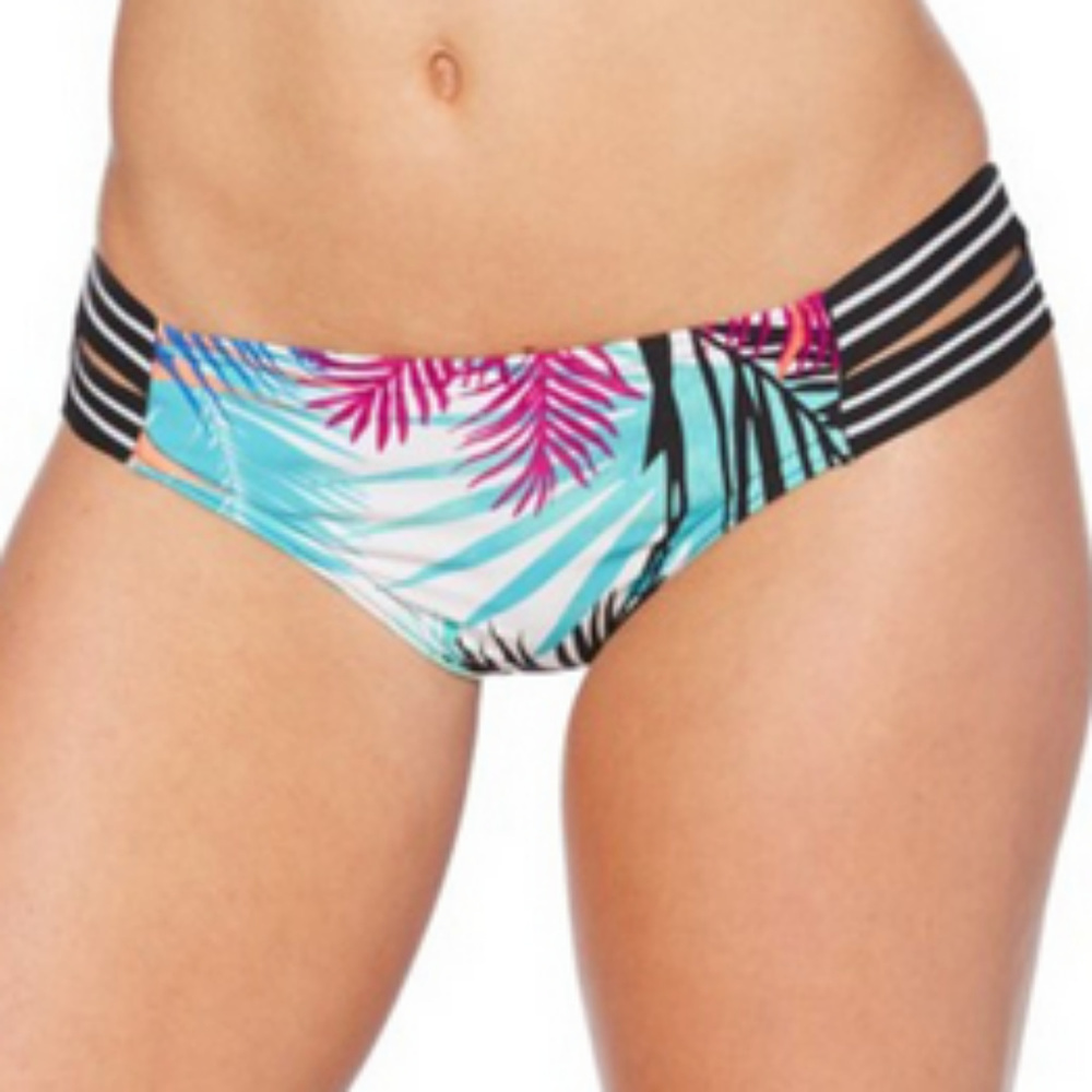NWT JAG:GRAPHIC STRAPPY RETRO BOTTOM swim